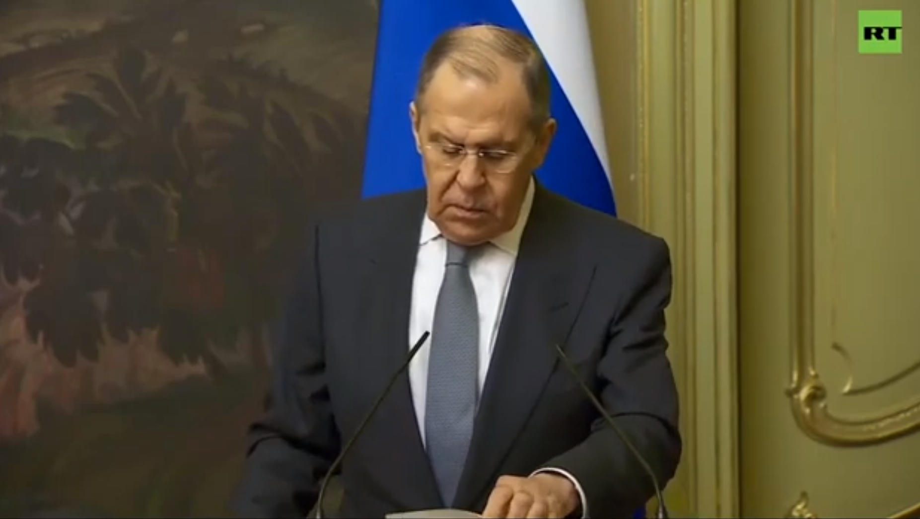 Sergei Lavrov, chancelier russo, cita Escola Bolshoi em discurso